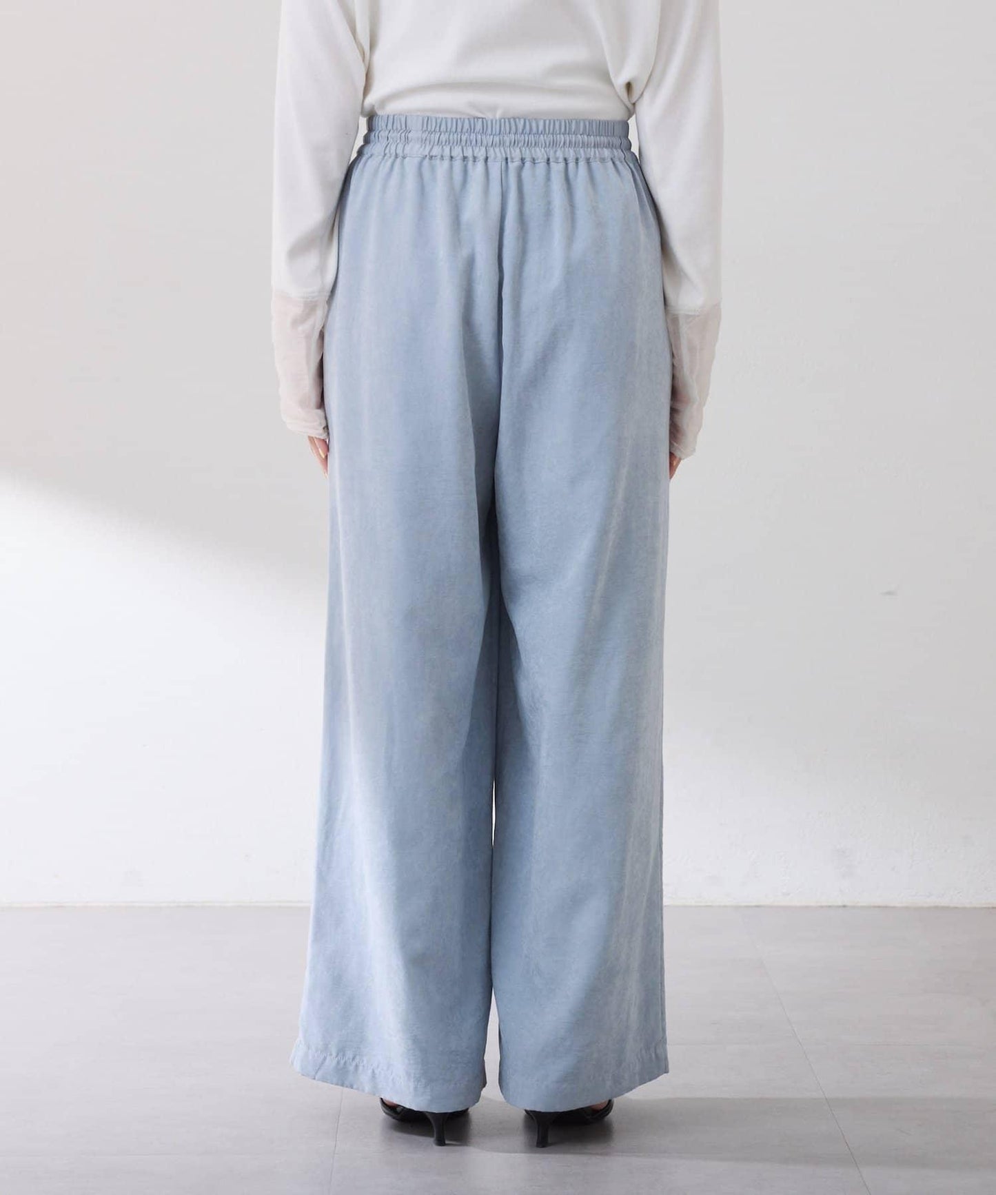 【可調節腰圍】桃色休閒褲