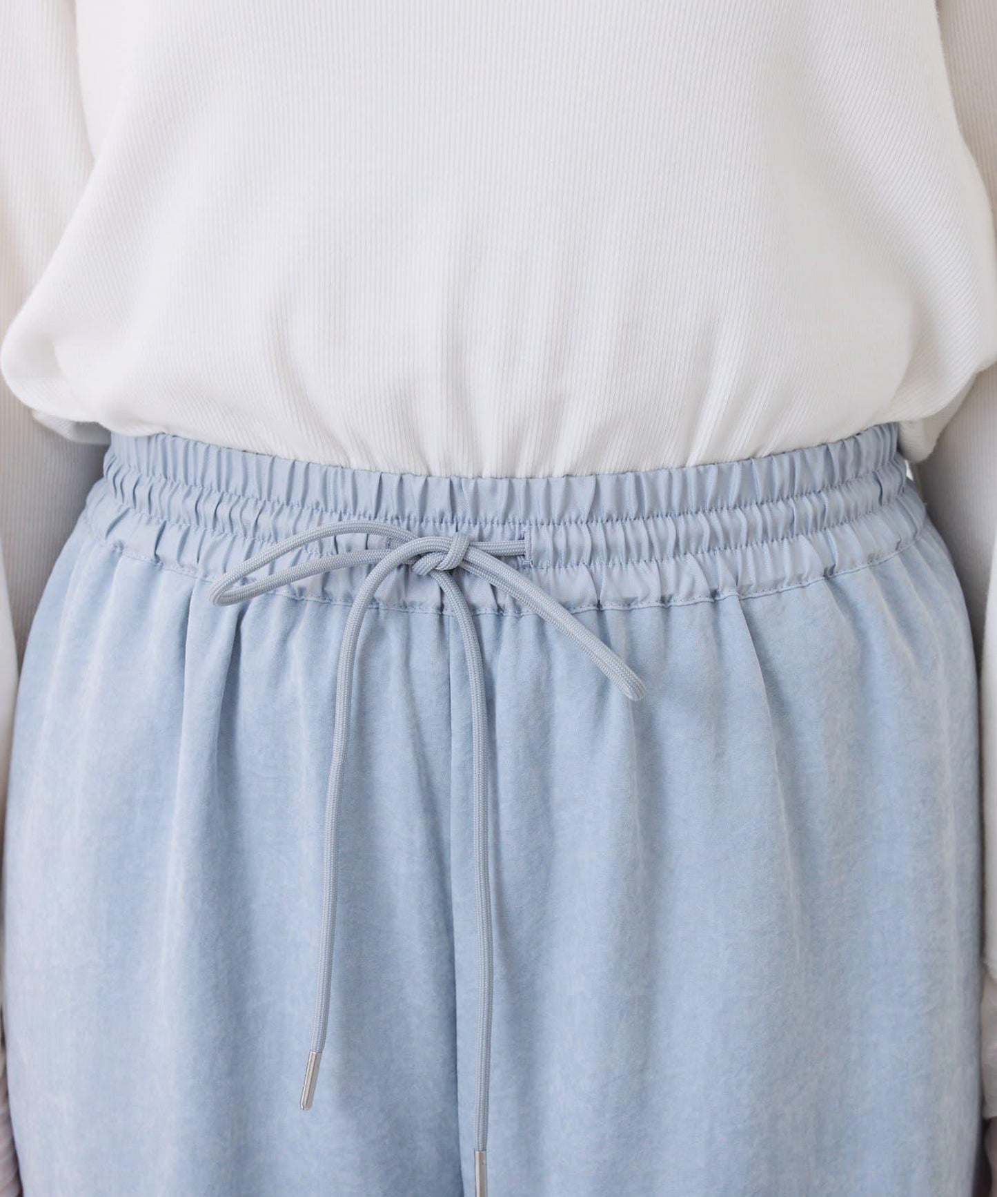 【可調節腰圍】桃色休閒褲