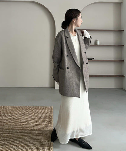 【CAPRICIEUX LE'MAGE×nanaco聯名】粗花呢夾克