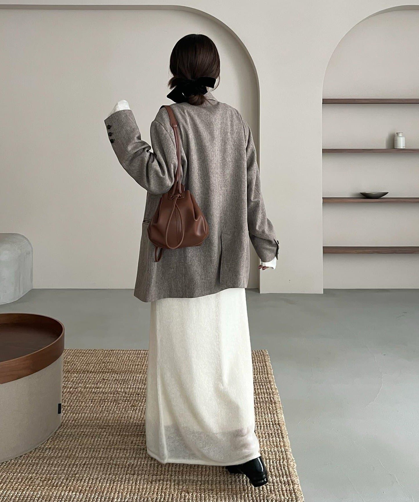 【CAPRICIEUX LE'MAGE×nanaco聯名】粗花呢夾克