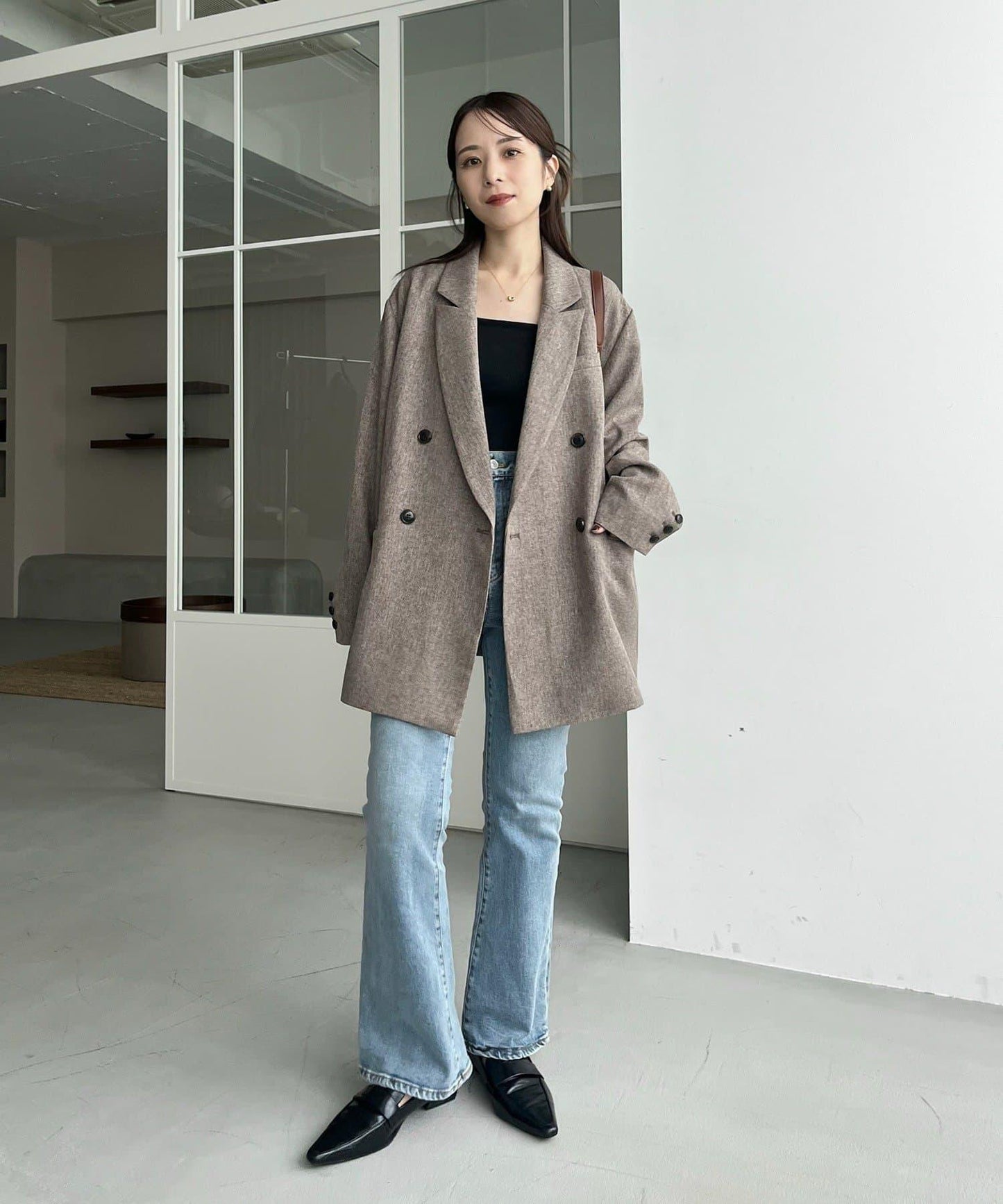 【CAPRICIEUX LE'MAGE×nanaco聯名】粗花呢夾克