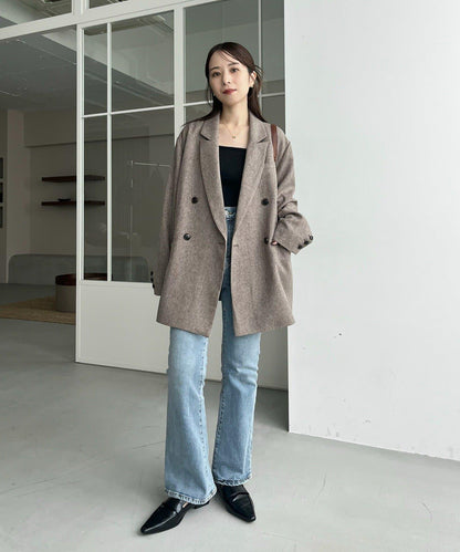 【CAPRICIEUX LE'MAGE×nanaco聯名】粗花呢夾克