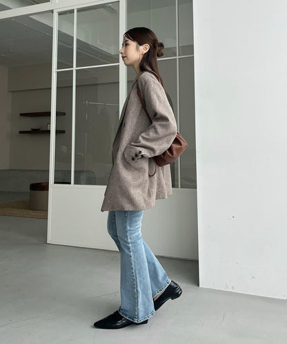 【CAPRICIEUX LE'MAGE×nanaco聯名】粗花呢夾克