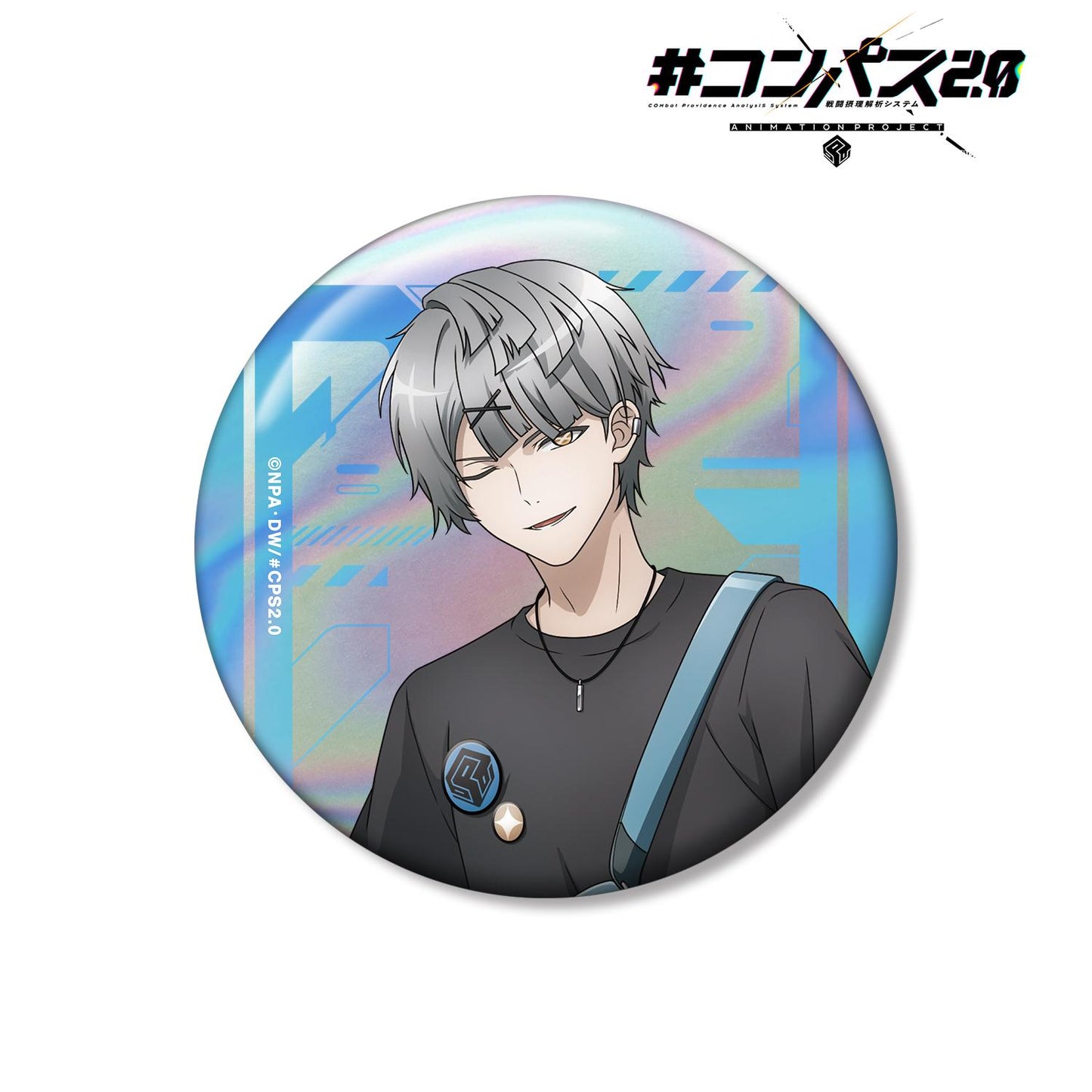 #COMPASS 2.0 戰鬥機理解析系統_新繪 亞當 搖滾樂隊ver. 75mm極光徽章