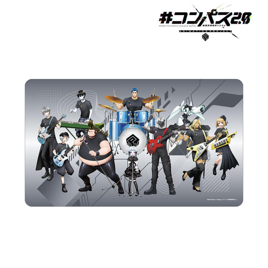 #COMPASS 2.0 戰鬥機理解析系統_新繪插畫 集合 搖滾樂隊版 多功能桌墊