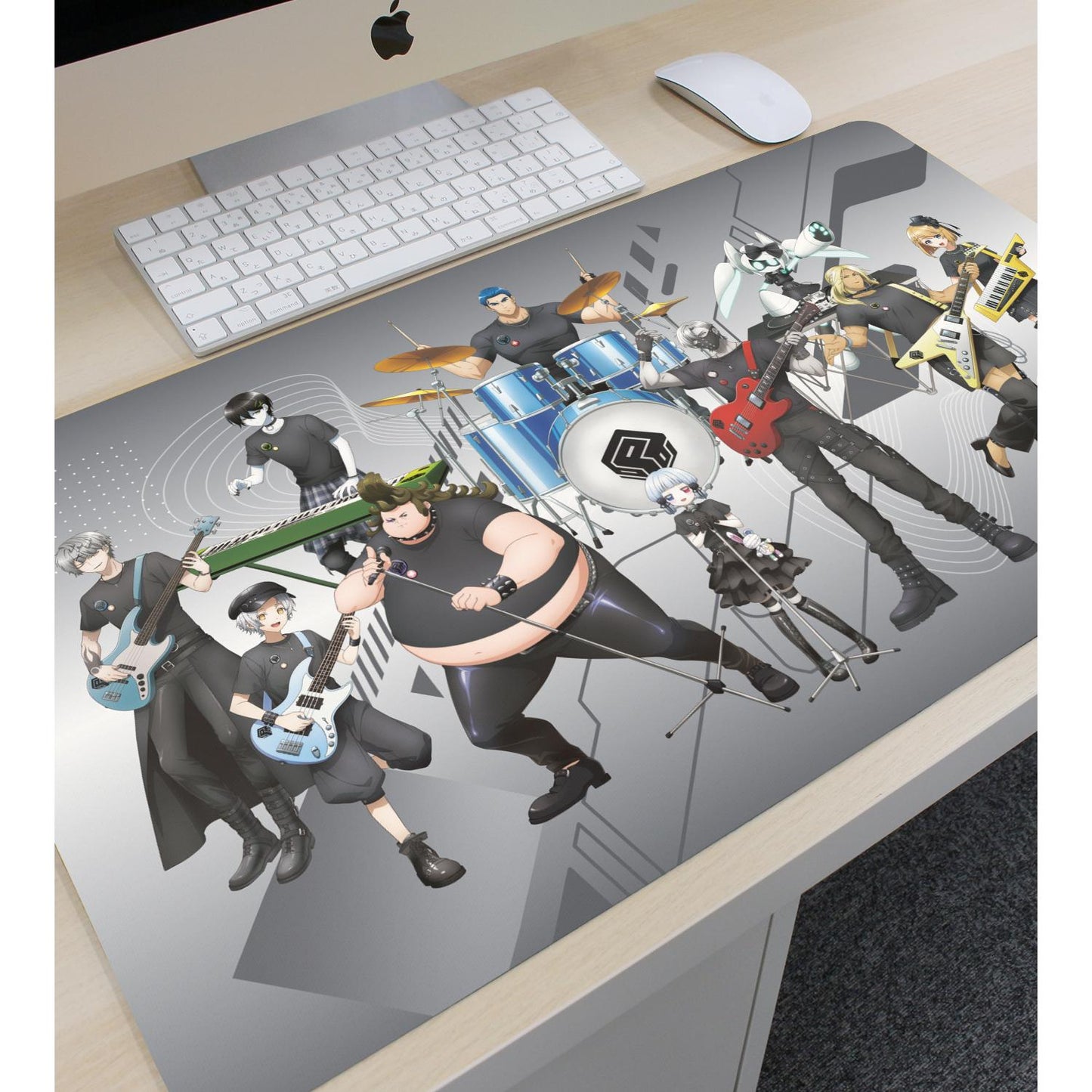 #COMPASS 2.0 戰鬥機理解析系統_新繪插畫 集合 搖滾樂隊版 多功能桌墊