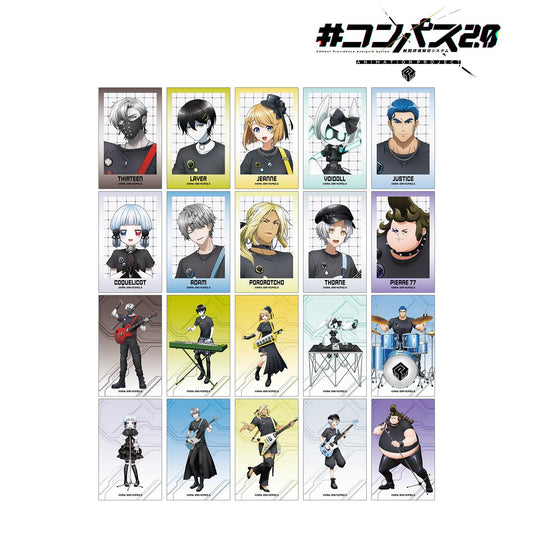 #COMPASS 2.0 戰鬥機理解析系統_新繪插畫 搖滾樂隊ver. 隨機插畫卡（單品/全套BOX）【BOX/20包入】