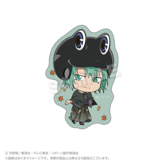 《家庭教師HITMAN REBORN!》異形剪裁貼紙 迷你秋季和服ver. 弗蘭