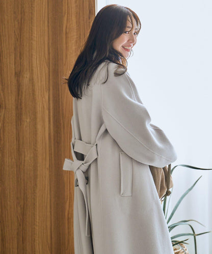 【優雅成熟女士風格大衣】雙面兩穿長款大衣