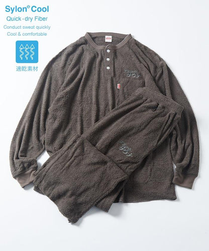 聯名 L/S KANNAIGI by Healthknit 羊毛圈絨蓬鬆套裝