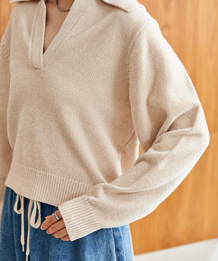 モール スキッパーニット