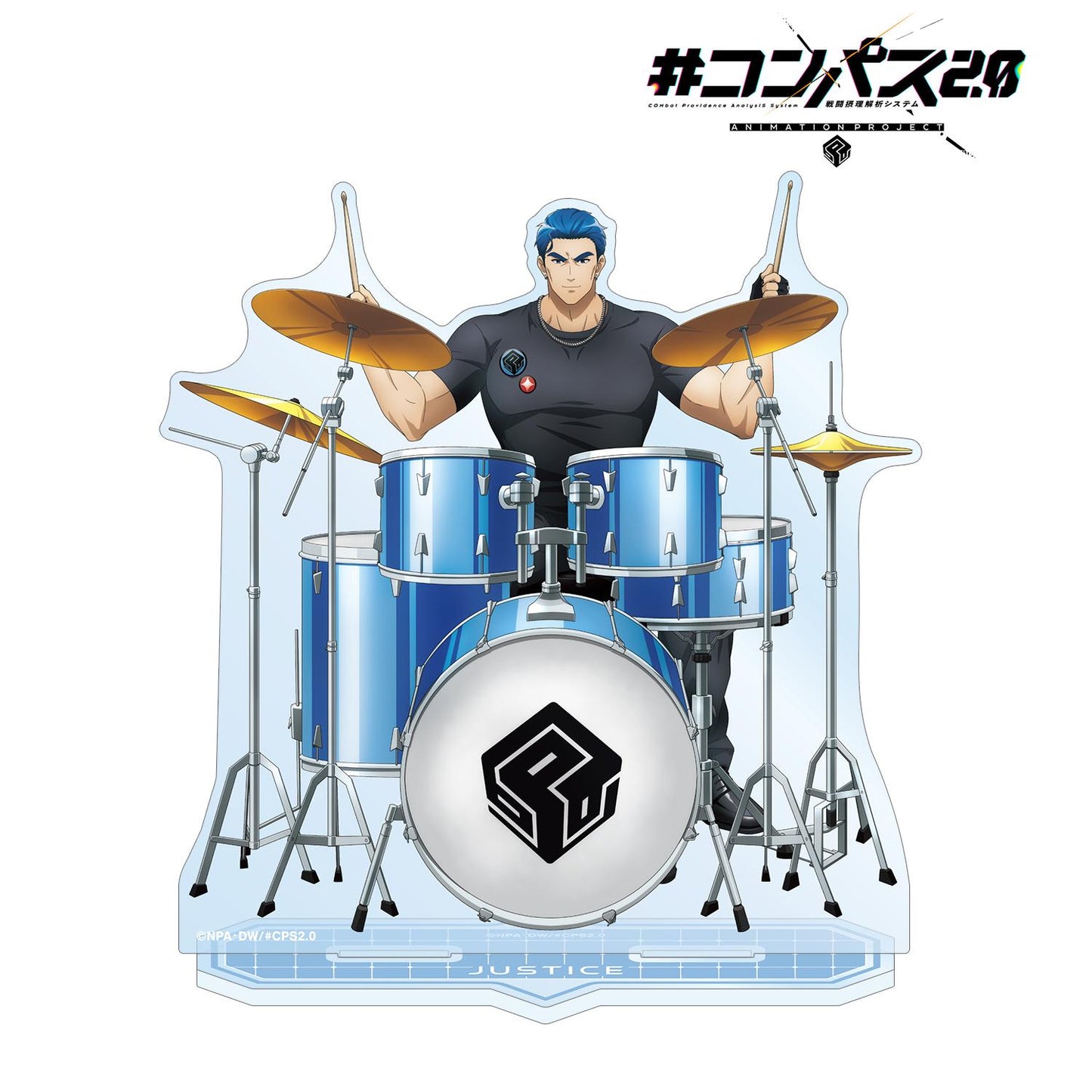 #COMPASS 2.0 戰鬥機理解析系統_新繪 Justice 搖滾樂隊ver. 大號亞克力立牌