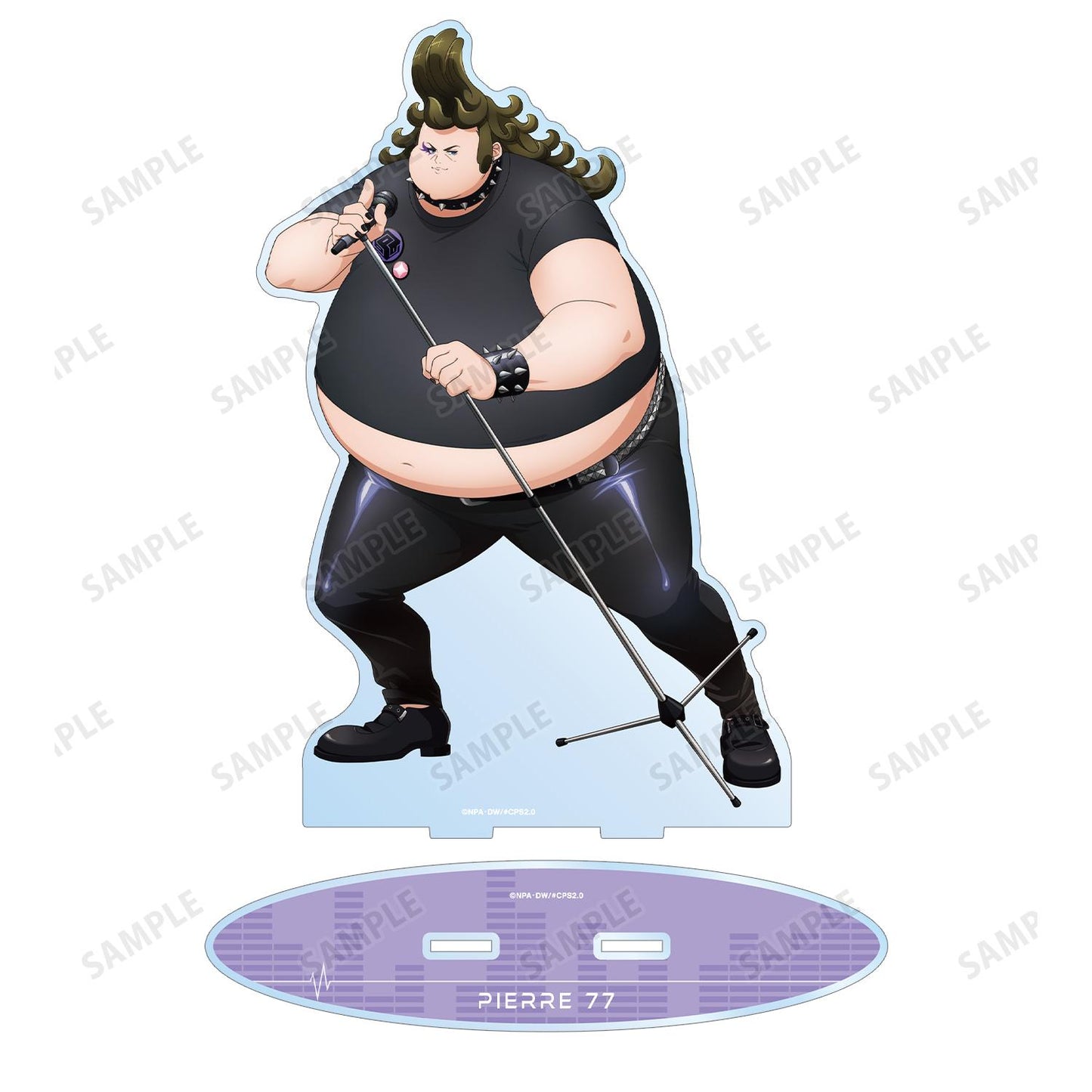 #COMPASS 2.0 戰鬥摂理解析系統_新繪插畫 皮埃爾77世 搖滾樂隊ver. 超大亞克力立牌