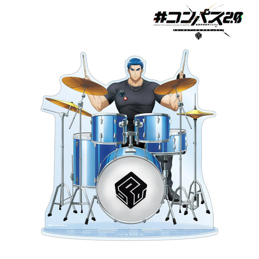 #コンパス2.0 戰鬥機理解析系統_新繪 Justice 搖滾樂隊ver. 超大亞克力立牌