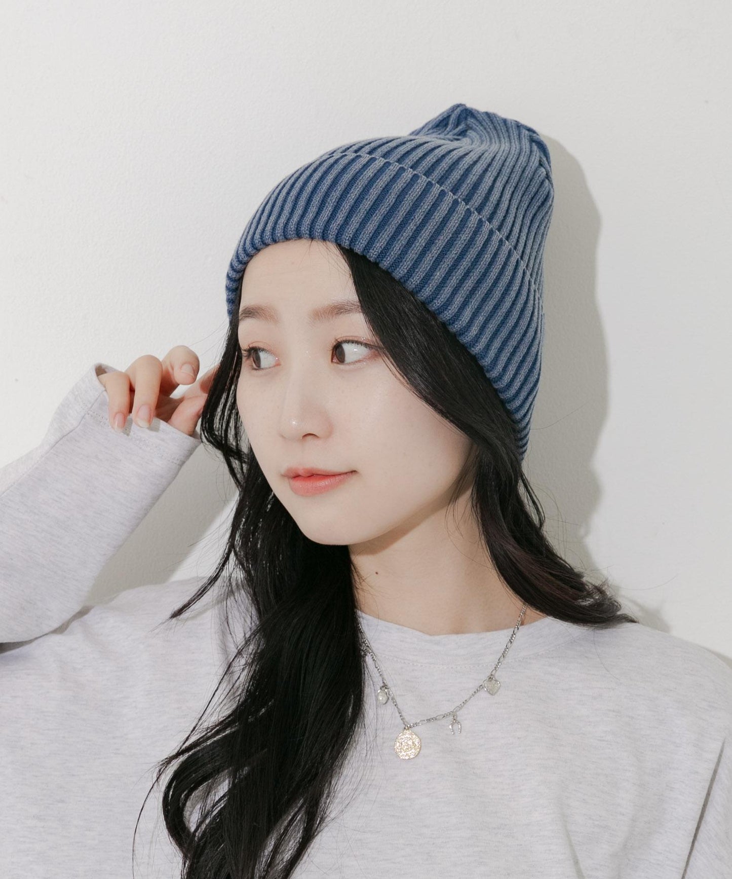 水洗羅紋針織帽