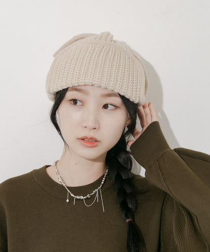 羅紋針織飛行帽