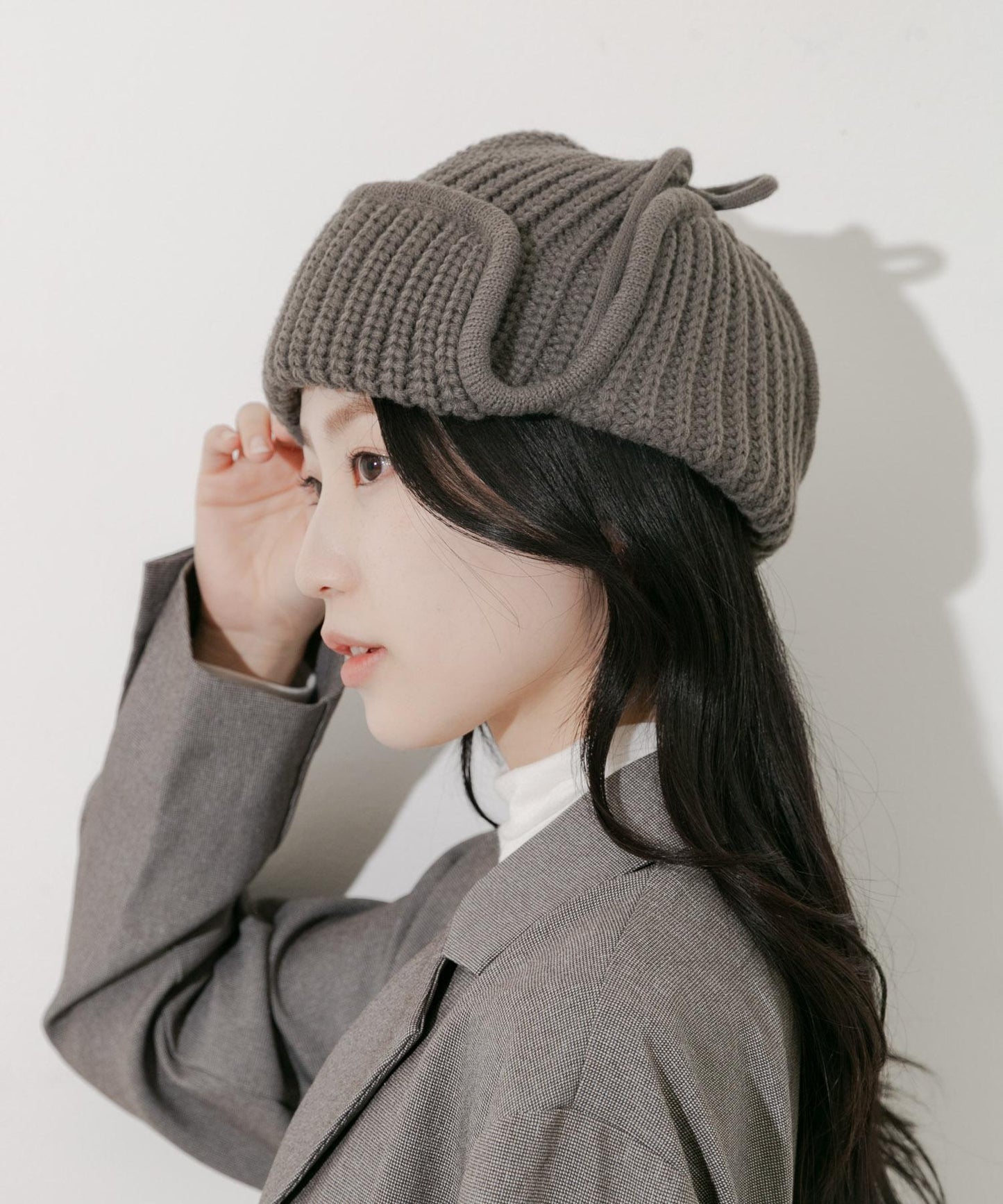 羅紋針織飛行帽