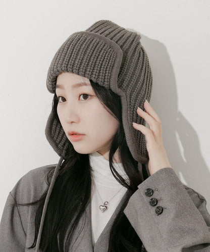 羅紋針織飛行帽