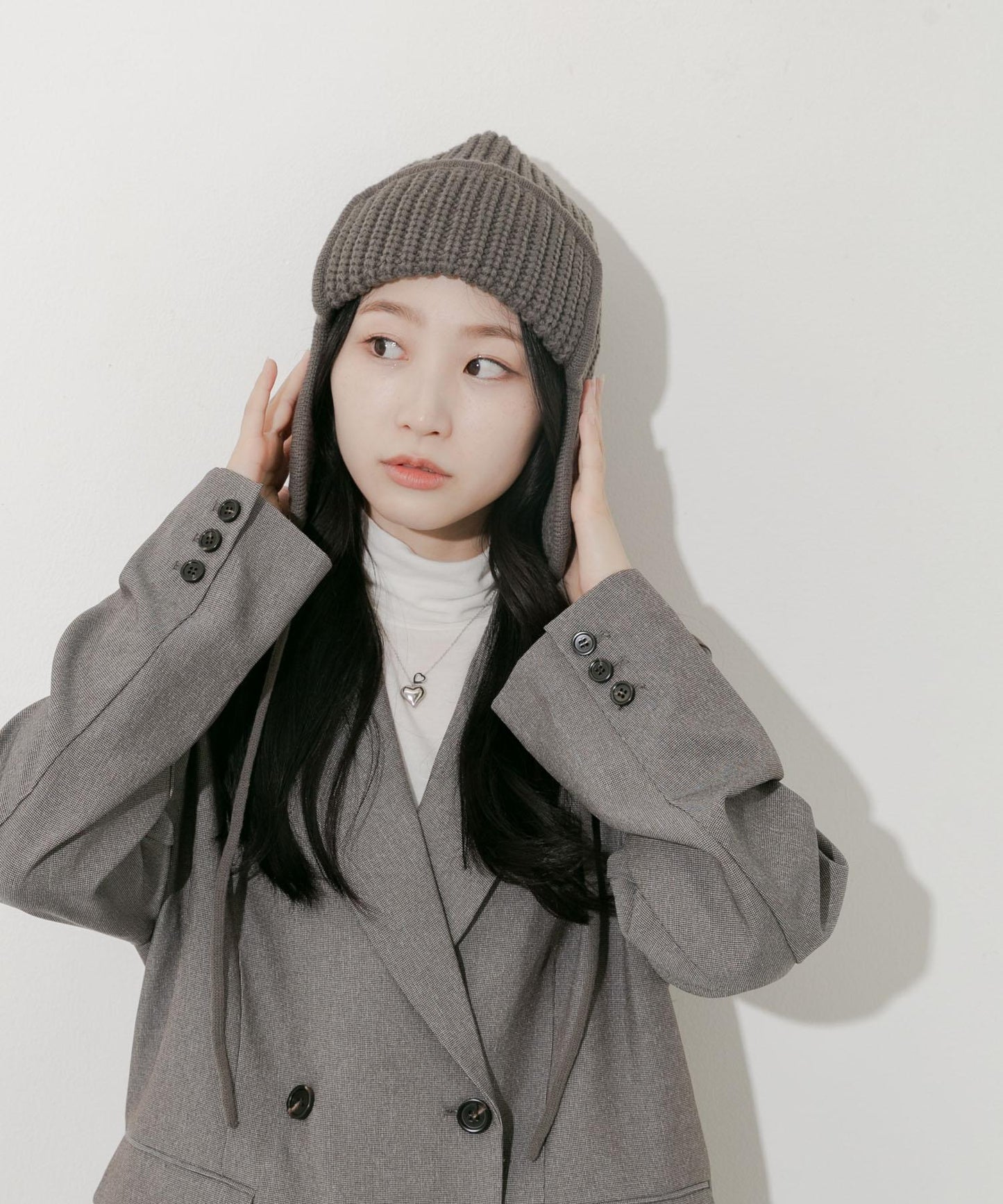 羅紋針織飛行帽