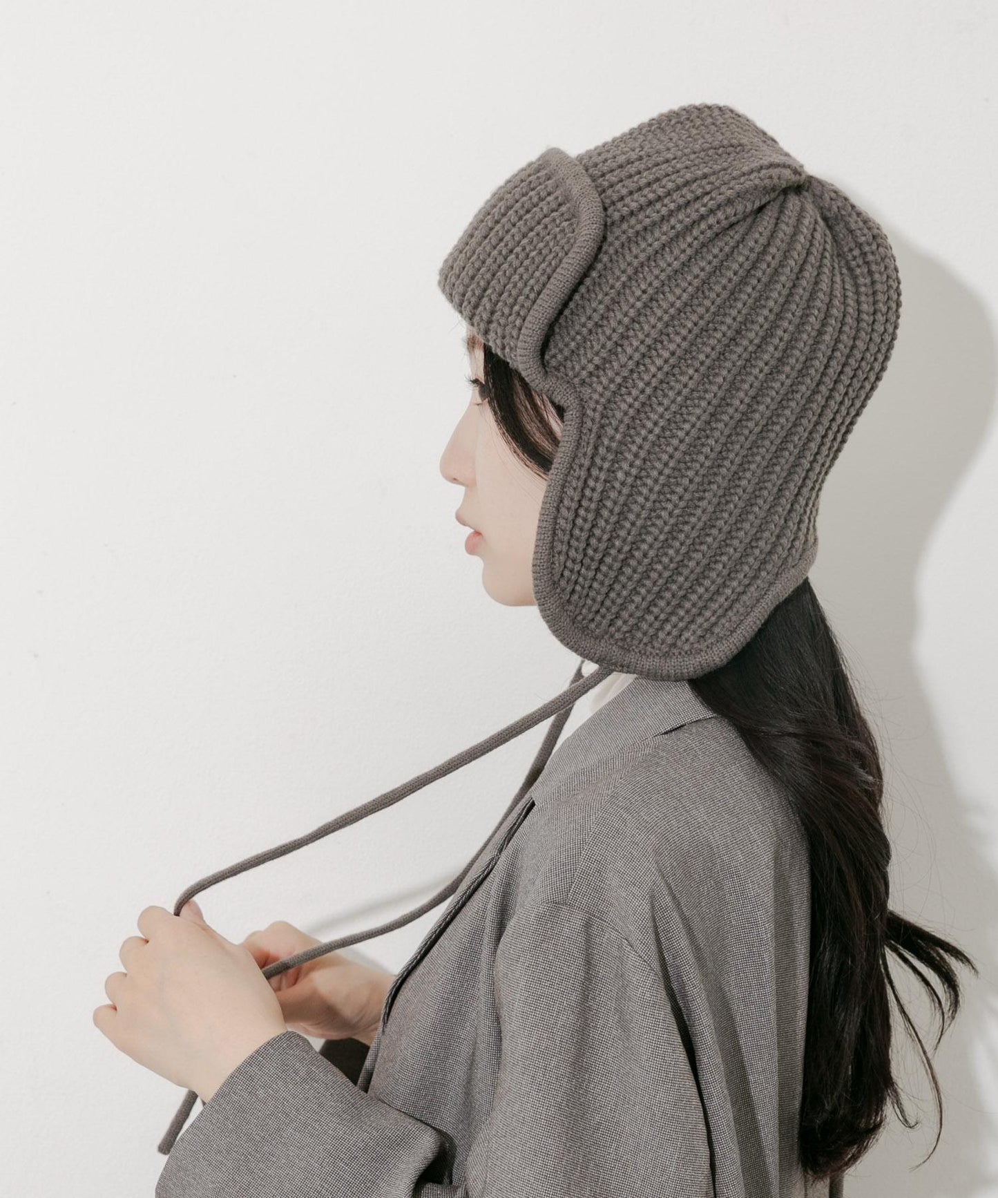 羅紋針織飛行帽