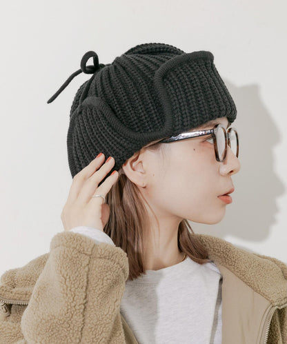 羅紋針織飛行帽
