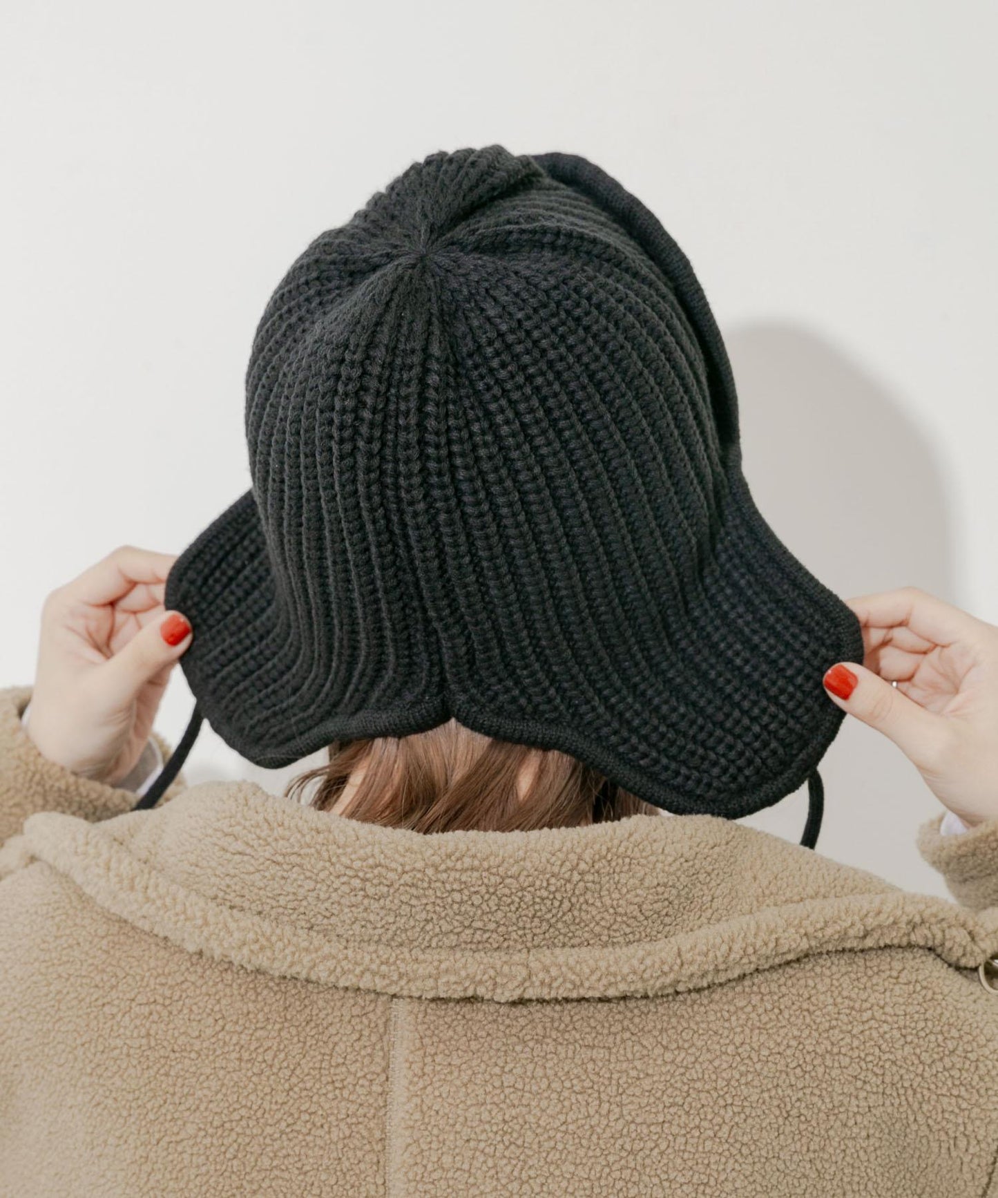 羅紋針織飛行帽