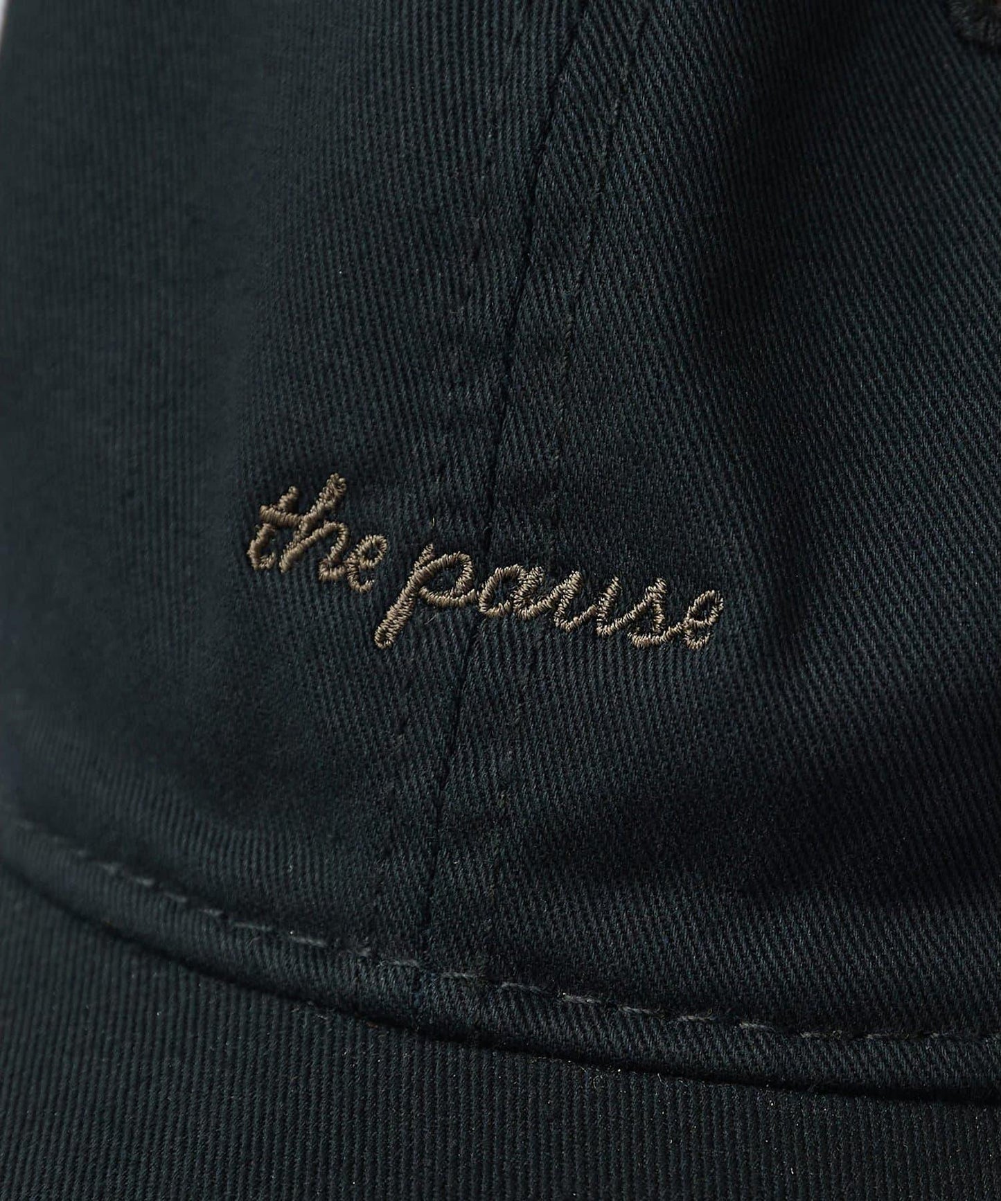 【THE PAUSE】棉質刺繡棒球帽