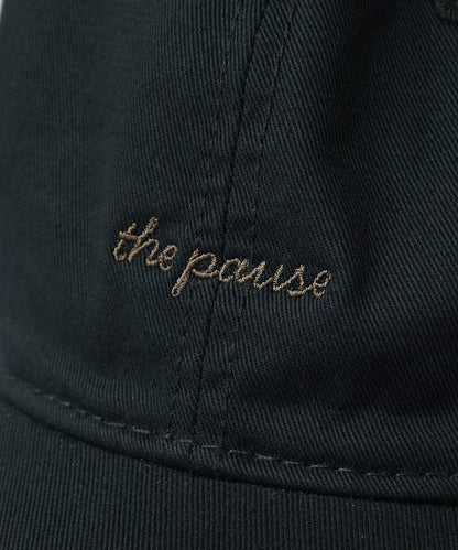 【THE PAUSE】棉質刺繡棒球帽