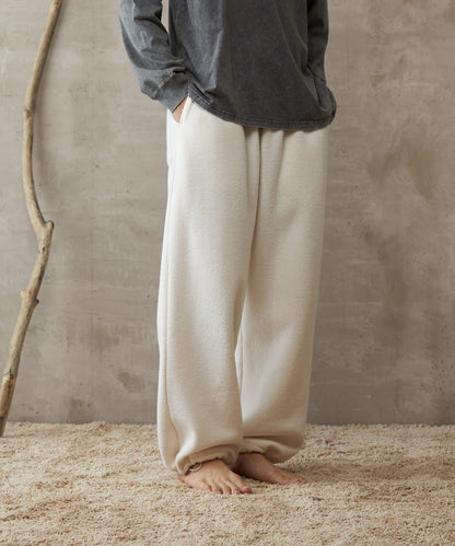 【paradigm】蓬鬆彈力抽繩休閒褲U