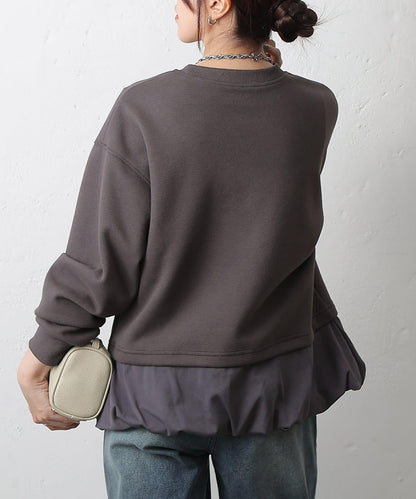 下襬氣球袖套頭衫