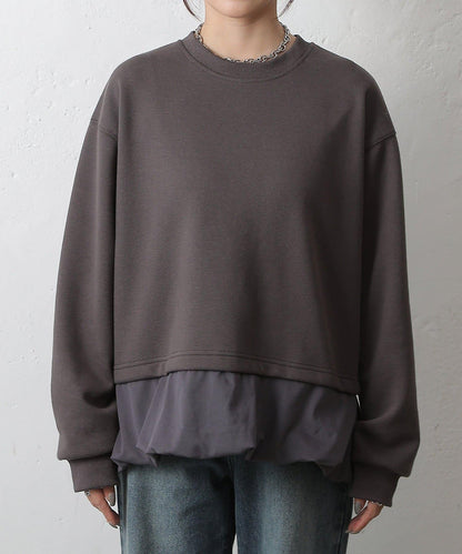 下襬氣球袖套頭衫