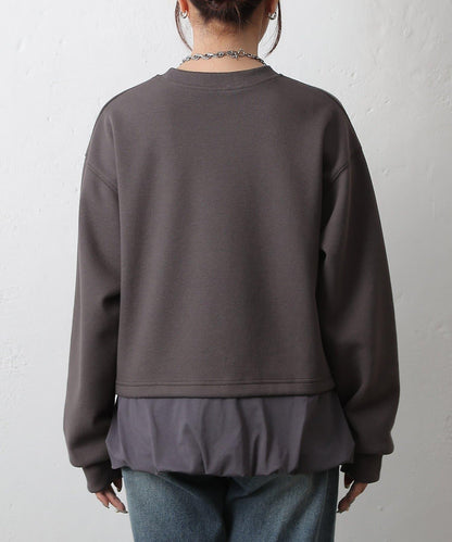 下襬氣球袖套頭衫