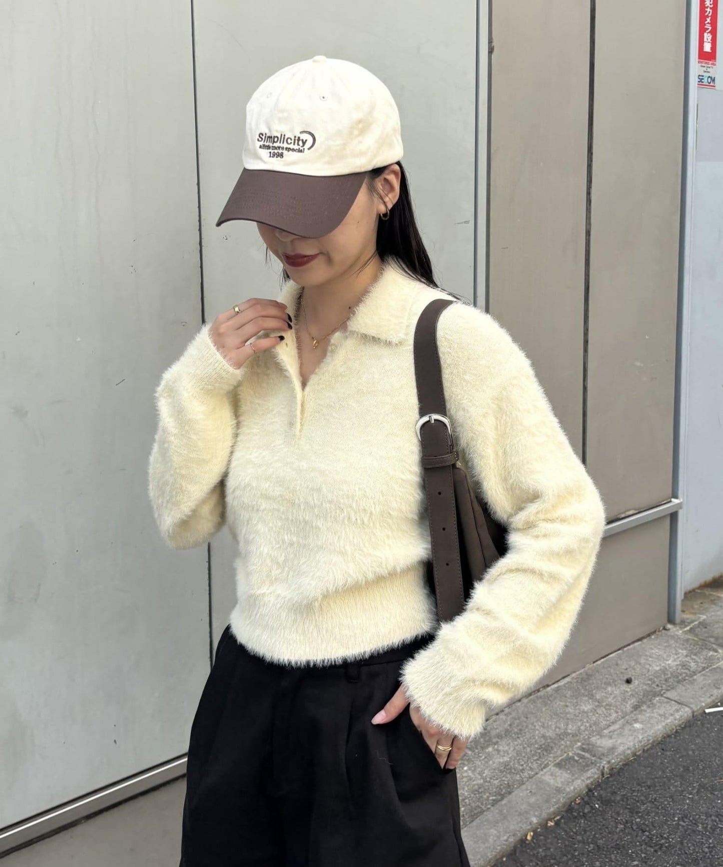 【PIKO企畫/】長絨毛針織POLO衫