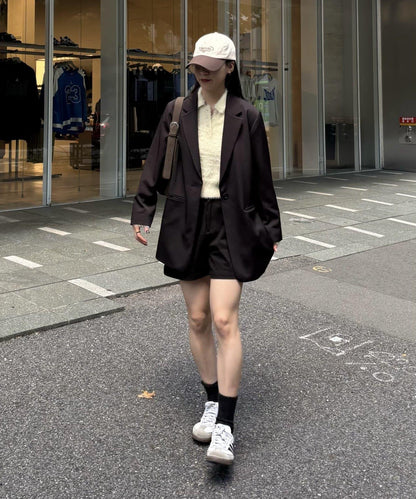 【PIKO企畫/】長絨毛針織POLO衫