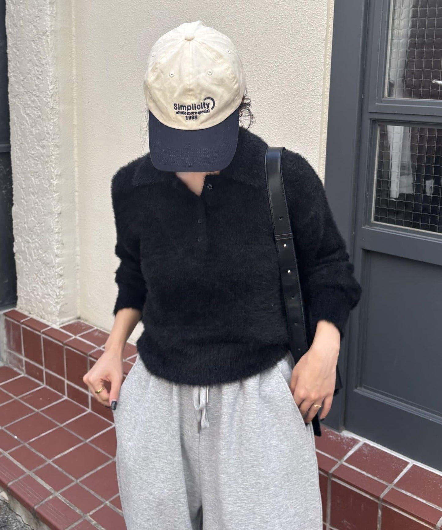 【PIKO企畫/】長絨毛針織POLO衫