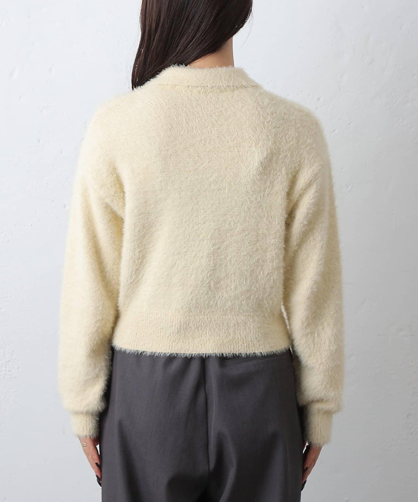 【PIKO企畫/】長絨毛針織POLO衫