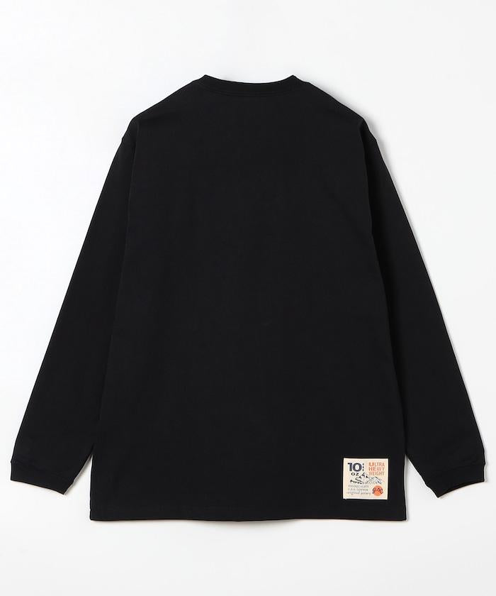 超厚USA/C 那不勒斯風長袖T恤 貓&熊