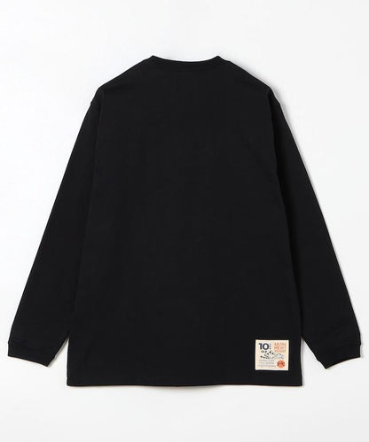 超厚USA/C 那不勒斯風長袖T恤 貓&熊