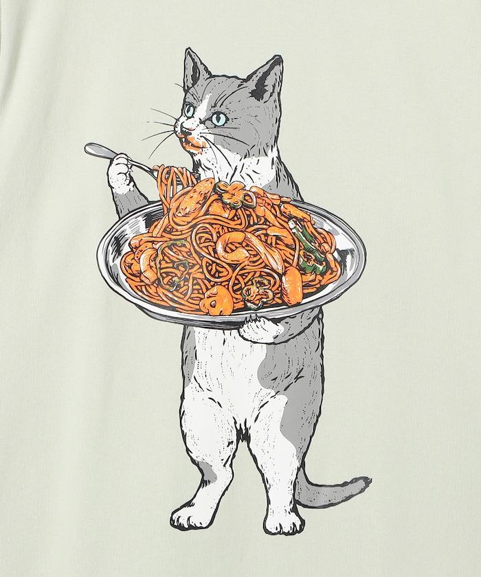 超厚USA/C 那不勒斯風長袖T恤 貓&熊