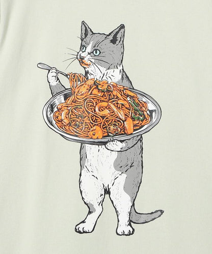 超厚USA/C 那不勒斯風長袖T恤 貓&熊