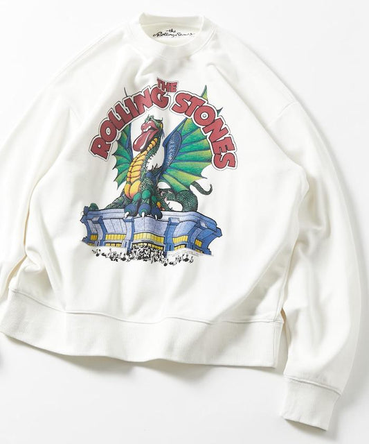 【EXCLUSIVE】 The Rolling Stones SWT 正面印花圓領衛衣