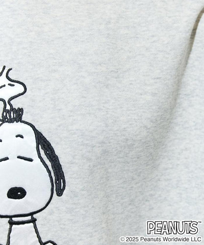 《史努比》緞面刺繡衛衣