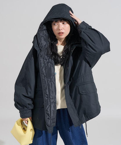【套裝商品】M-64短款夾克三用內膽套裝