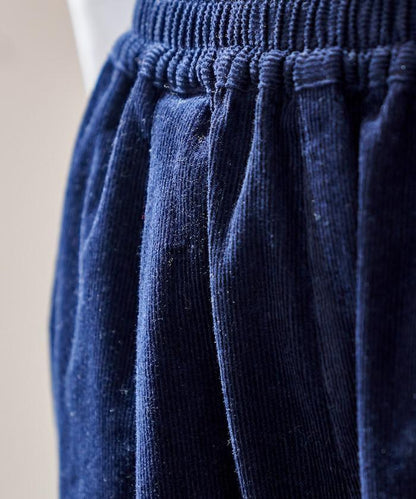 燈芯絨褶皺長褲＜可搭配套裝＞