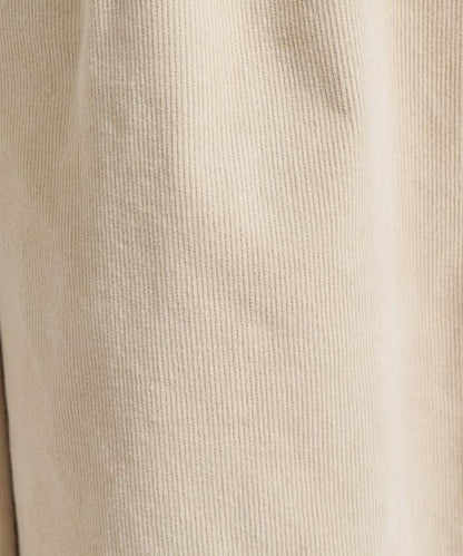 燈芯絨褶皺長褲＜可搭配套裝＞