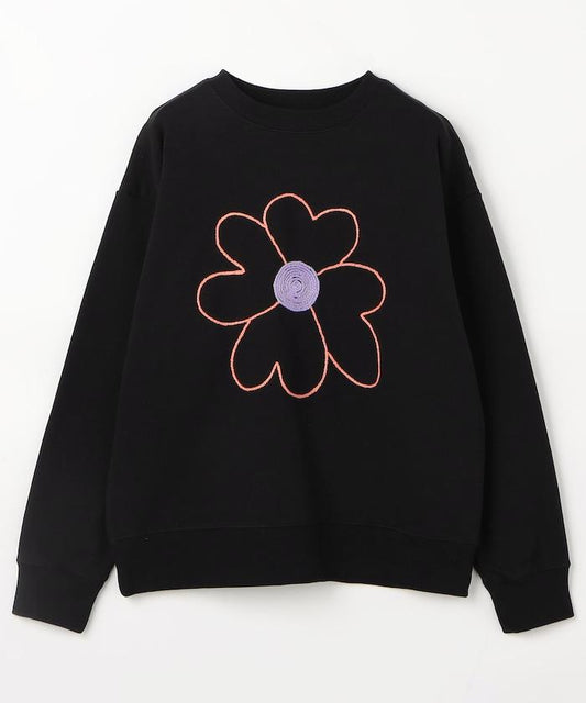 CC FLOWER LOVE 刺繡手工衛衣