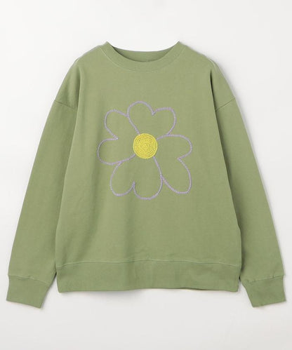 CC FLOWER LOVE 刺繡手工衛衣
