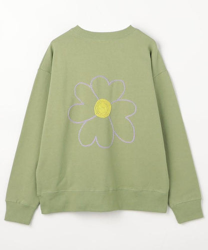 CC FLOWER LOVE 刺繡手工衛衣