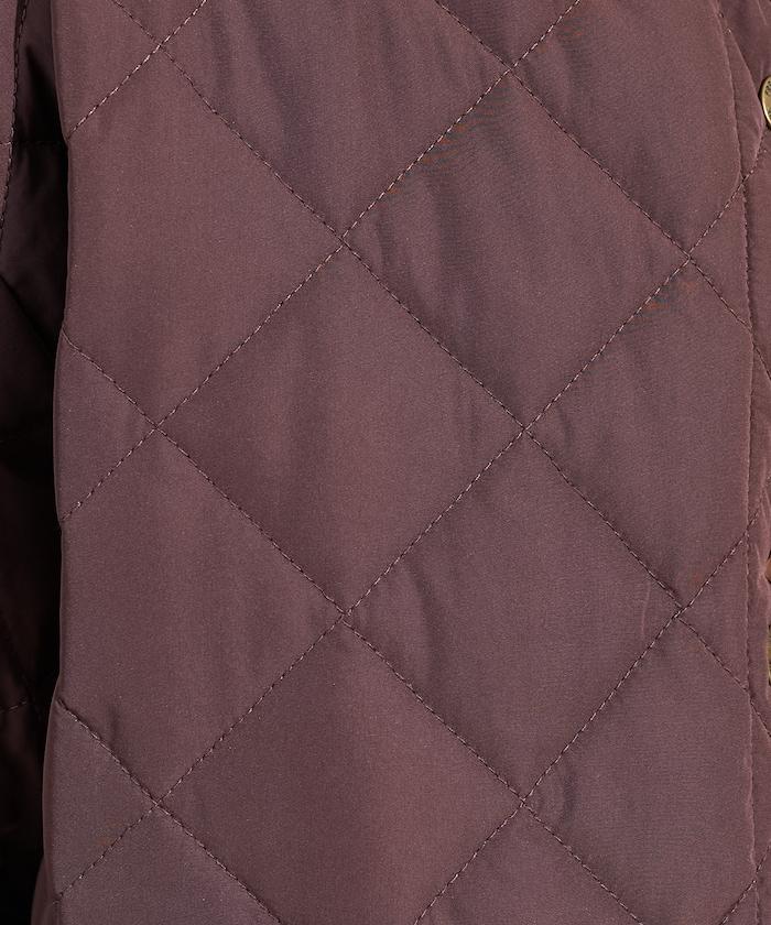 PRIMALOFT 菱形絎縫無領大衣