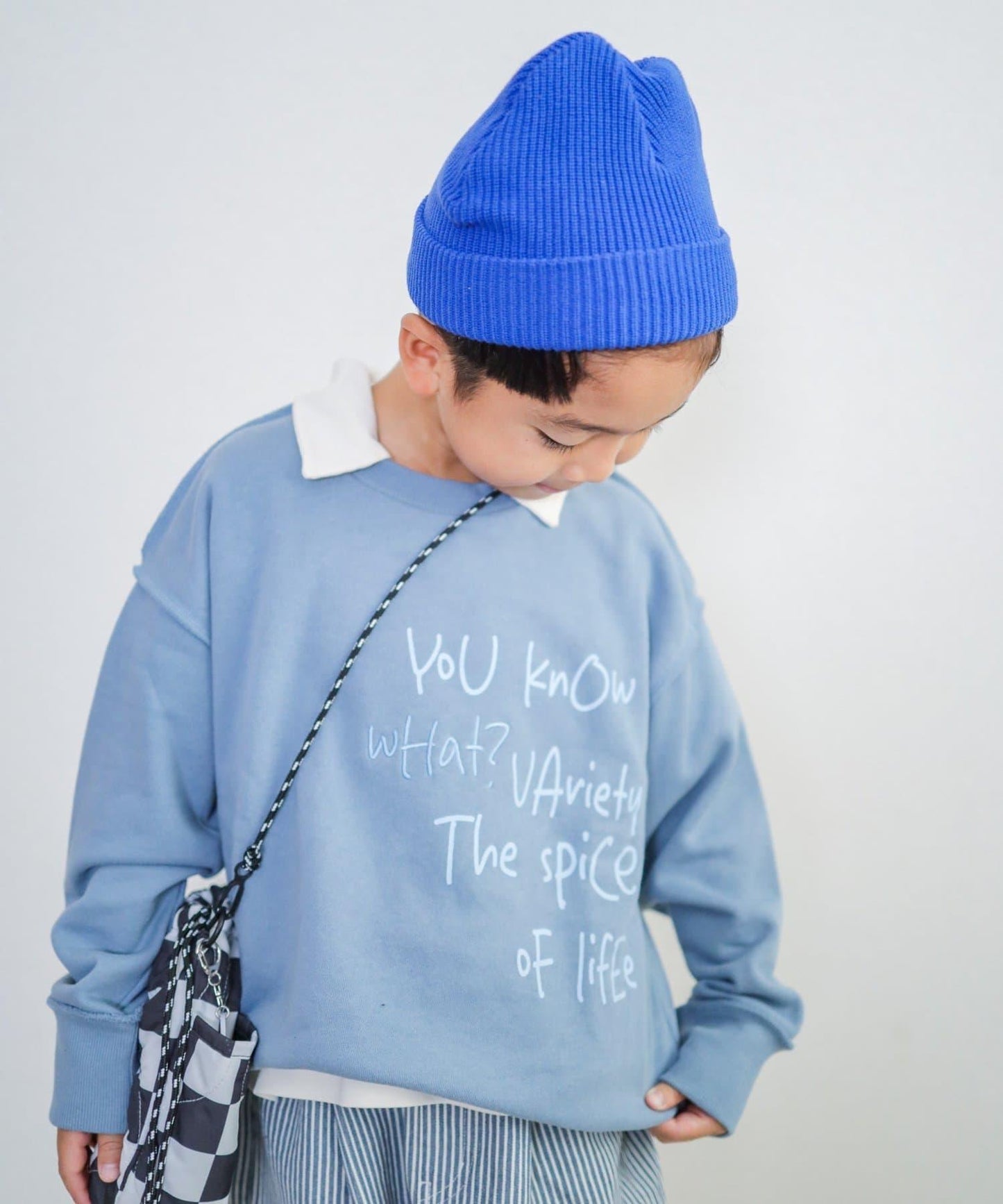 【CIAOPANIC TYPY】【KIDS】刺繡Logo寬鬆衛衣